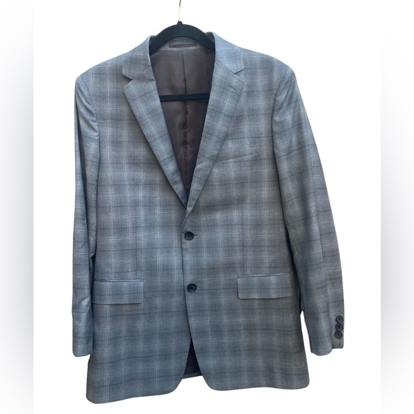Theory Men’s Gray Plaid 2 piece Suit & Pants - Picture 4 of 12